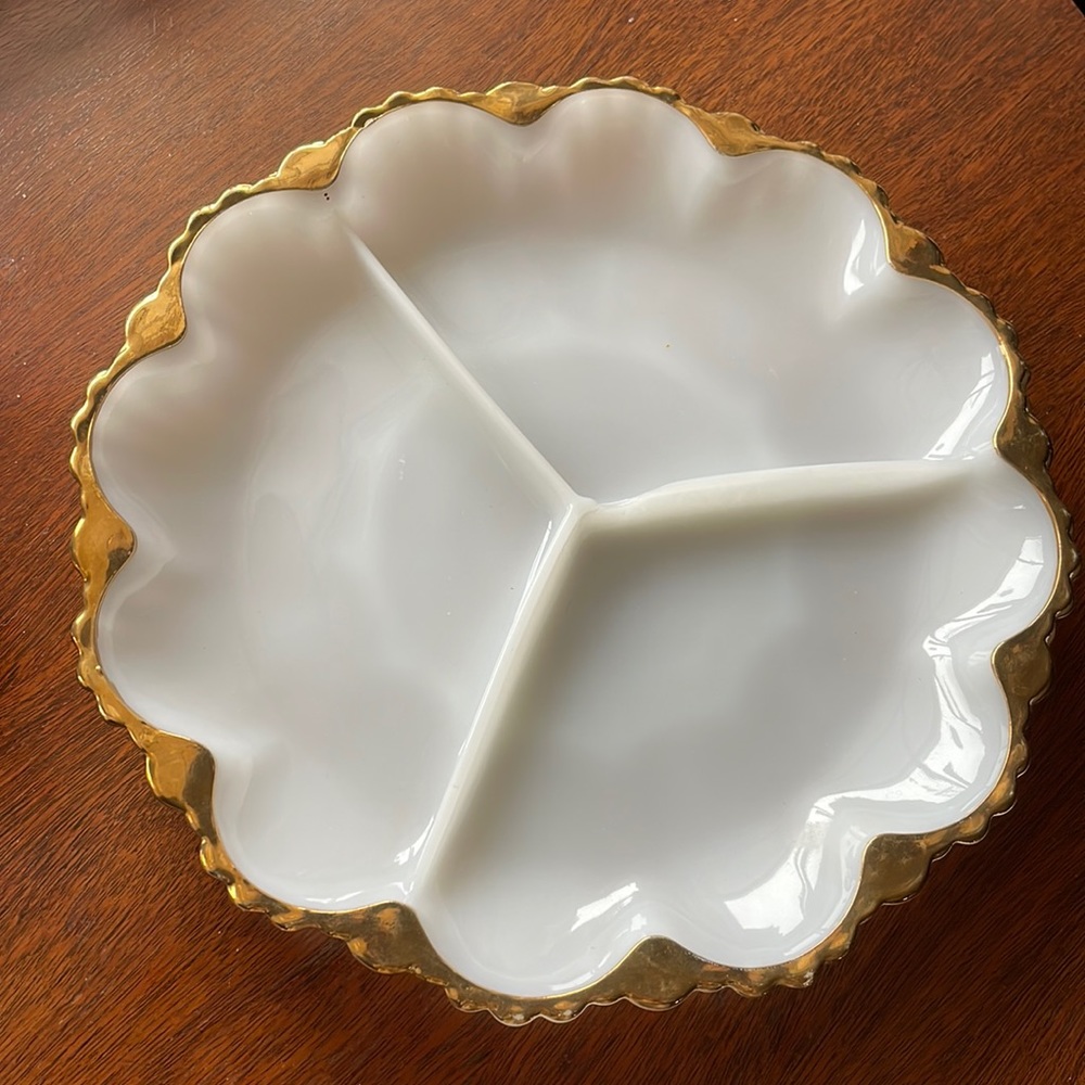 VTG Fire King Divided Plate
